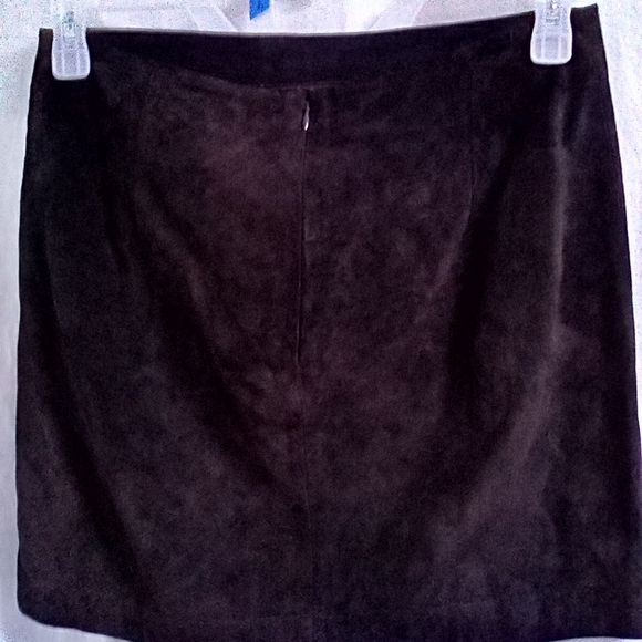 🍭Banana republic 100% Leather mini skirt size 10 - Picture 9 of 12